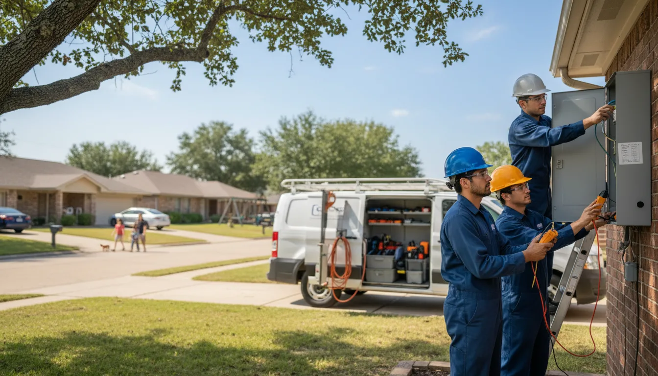 Certified electrician providing emergency electrical services in Grand View, WI